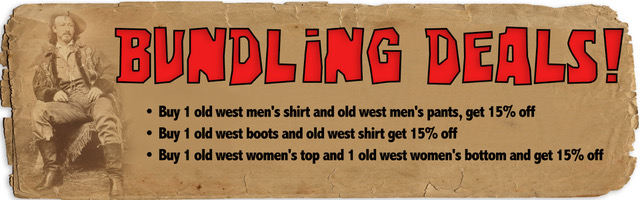 old west blouses