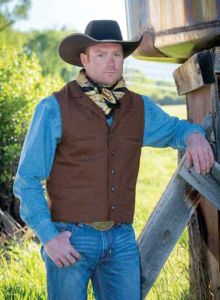 Wyoming Traders Calamity Conceal Carry Canvas Vest, Black